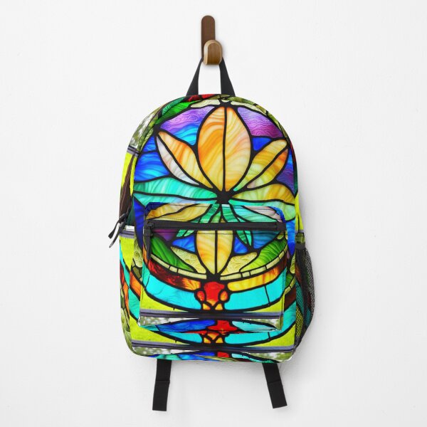Item preview, MERRIJUANA #2~CANNABIS MARIJUANA GANGA GOD'S MEDICAL PLANT~Stained Glass Art Print~Stoner Weed Pot Head~Party Decoration~Birthday Christmas Gift~Favor designed and sold by Spinning Plates 360.
