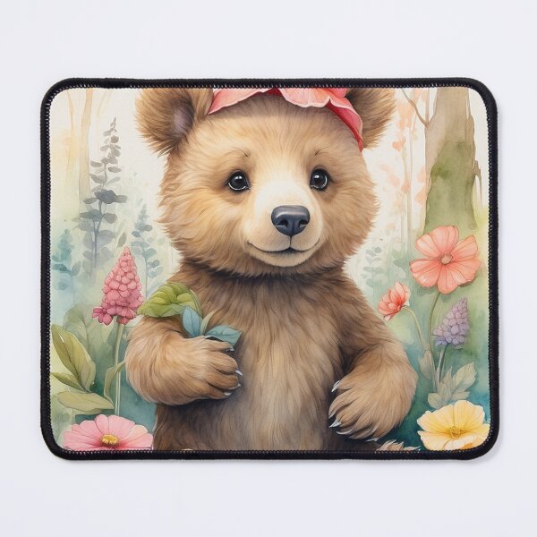 Item preview, 002 Cute Bear designed and sold by Alexis Art Collection.