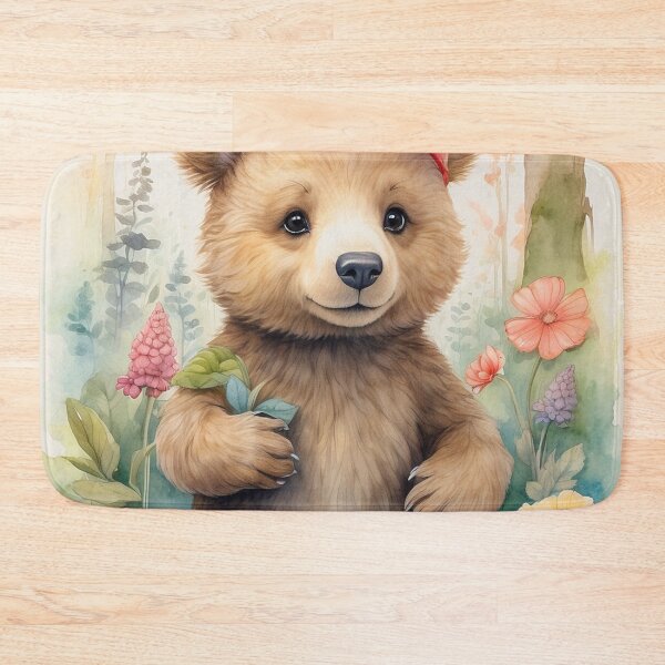 Item preview, 002 Cute Bear designed and sold by Alexis Art Collection.