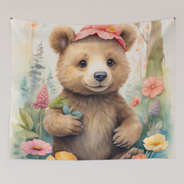 Item preview, 002 Cute Bear designed and sold by Alexis Art Collection.