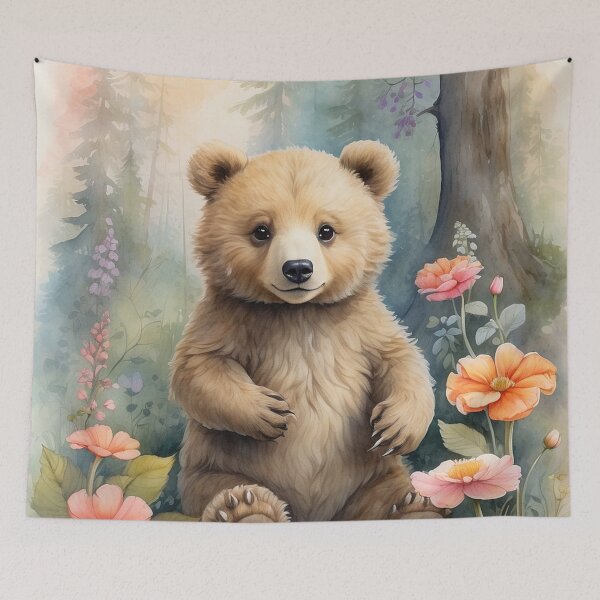 Item preview, 003 Cute Bear designed and sold by Alexis Art Collection.