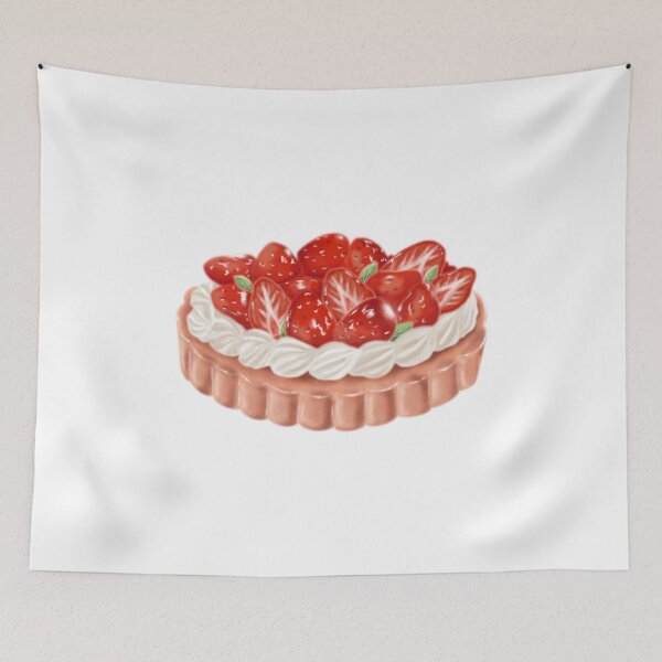 Item preview, Tart strawberry pie and cream designed and sold by Tortoon13.