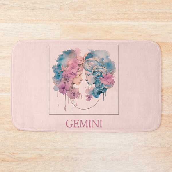Item preview,  Gemini zodiac- Horescope/SunSign Theme  on pinnk back ground designed and sold by CosmicNook1.