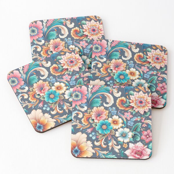 Item preview, Colorburst Blooms Whimsical Garden in Technicolor designed and sold by Daniel Dudgeon.
