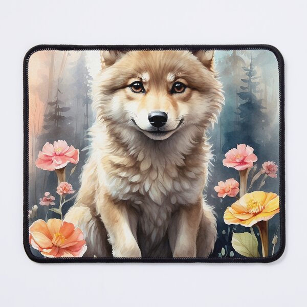 Item preview,  001 Cute Wolf designed and sold by Alexis Art Collection.