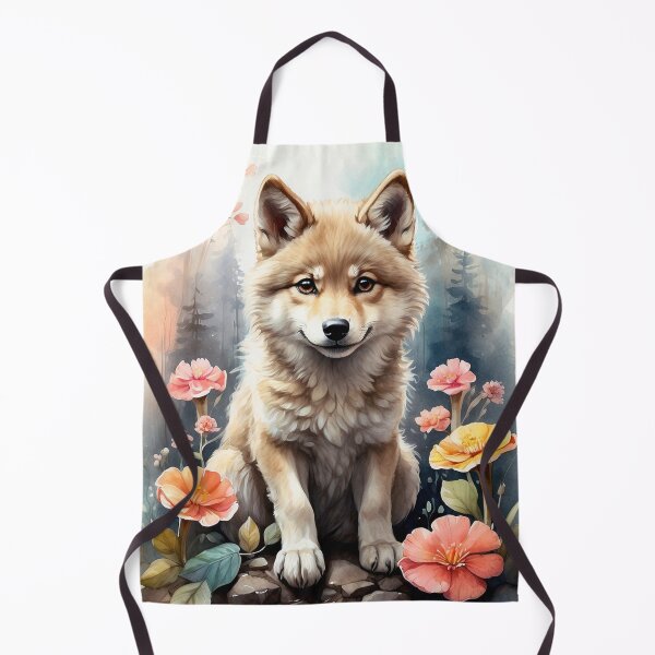 Item preview,  001 Cute Wolf designed and sold by Alexis Art Collection.
