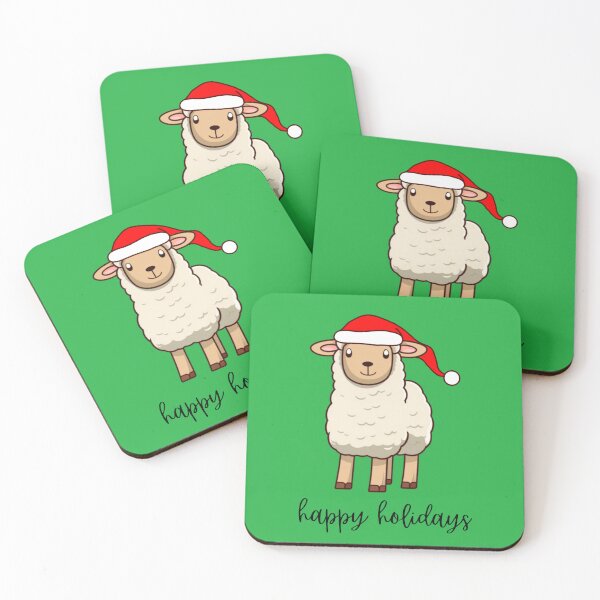 Item preview, Happy Holidays Sheep designed and sold by knitlikegranny.