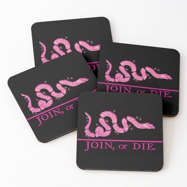 Artikelvorschau, Distressed 80er Pink Join or Die entworfen und verkauft von pelagio.