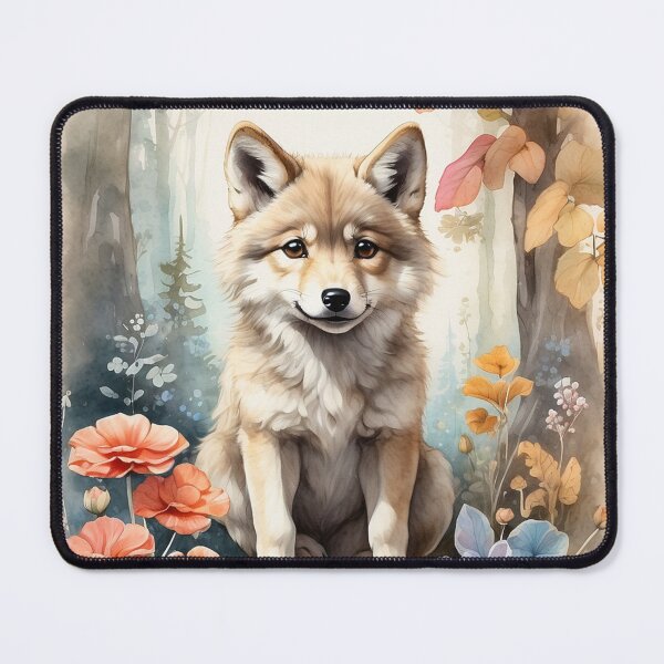 Item preview, 002 Cute Wolf designed and sold by Alexis Art Collection.