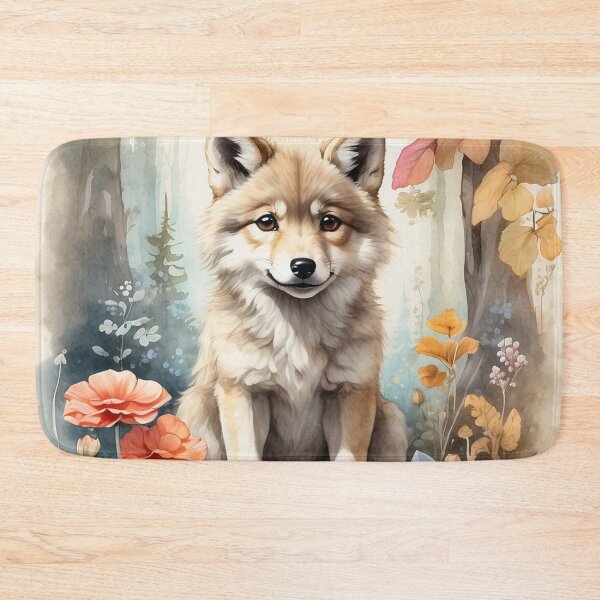 Item preview, 002 Cute Wolf designed and sold by Alexis Art Collection.