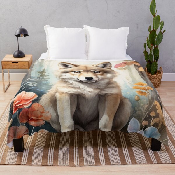 Item preview, 002 Cute Wolf designed and sold by Alexis Art Collection.