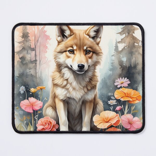 Item preview, 003 Cute Wolf designed and sold by Alexis Art Collection.