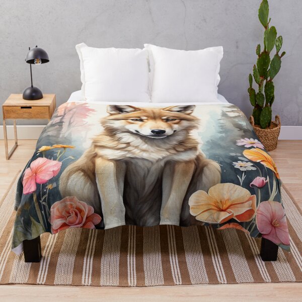 Item preview,  003 Cute Wolf designed and sold by Alexis Art Collection.
