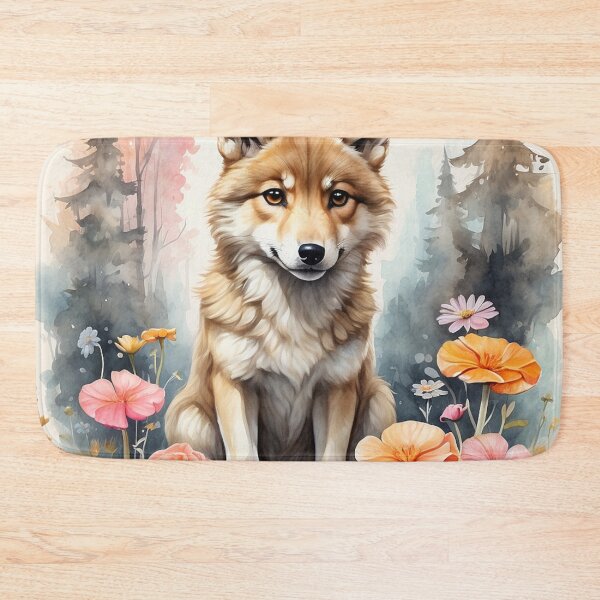 Item preview,  003 Cute Wolf designed and sold by Alexis Art Collection.