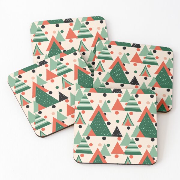 Item preview, Christmas trees bauhaus style designed and sold by darkartsflowers.