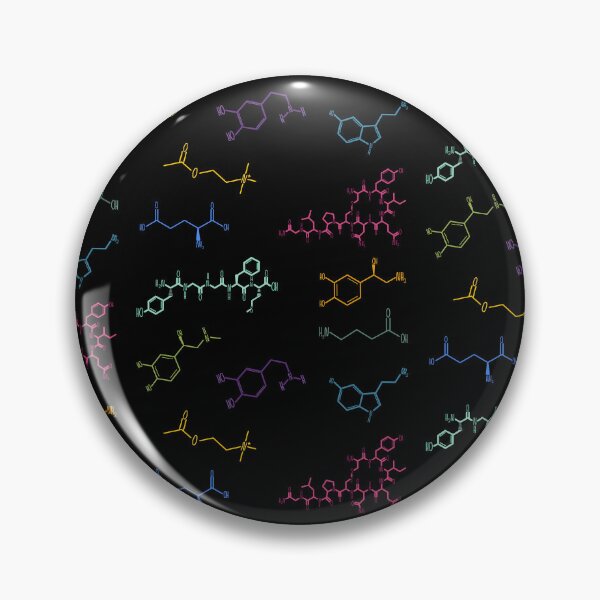 Item preview, Neurotransmitters Happy Chemicals Sticker Sheet designed and sold by GrellenDraws.