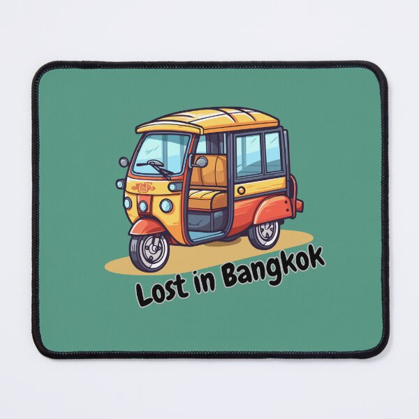 Item preview, Tuk Tuk Thailand symbolic, Bangkok Thailand, must try in Bangkok, BKK designed and sold by PanyArt.