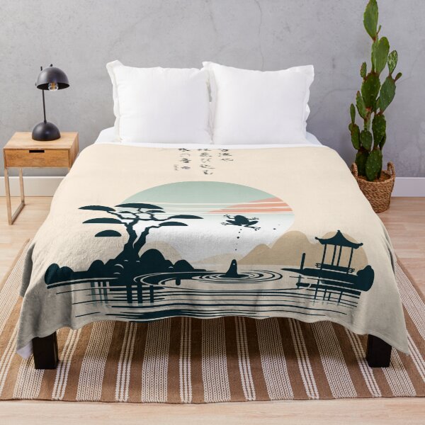 Item preview, Bashō's Haiku Zen Pond designed and sold by kiokuso.