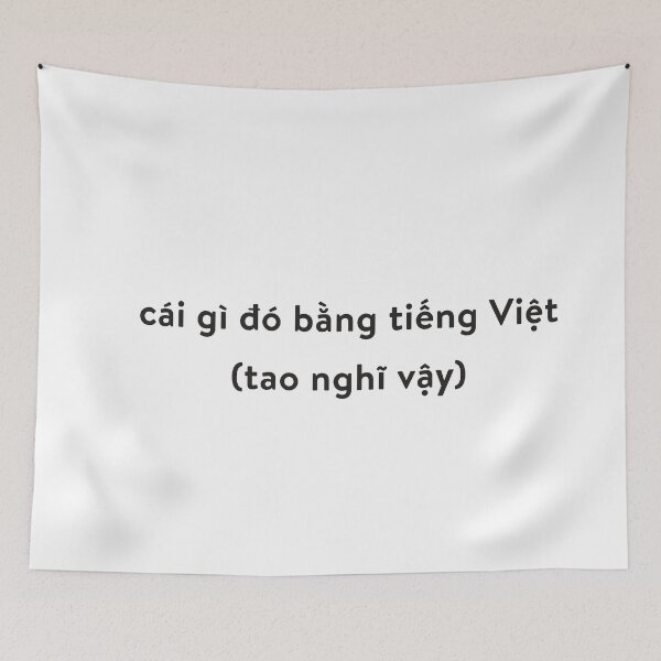 Item preview, Black | Something in Vietnamese (I Think) designed and sold by MaknArtist.