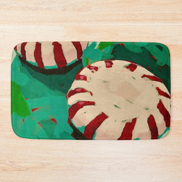 Item preview, Popping Holidays Peppermints painting is perfect for those in your life who love sweets.  This design of iconic candies looks like you could pick them up & eat off the canvas.  designed and sold by jenkcole08.
