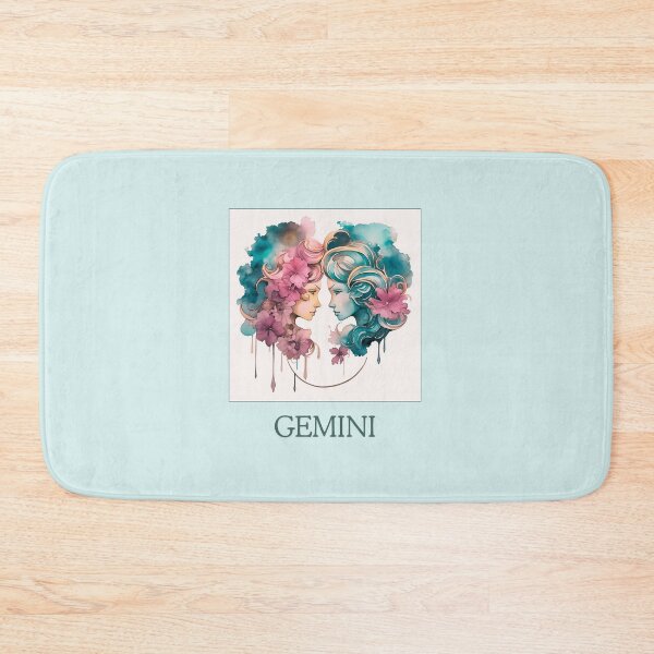 Item preview, Vintage Gemini zodiac- Horescope/SunSign Theme  on blue back ground designed and sold by CosmicNook1.