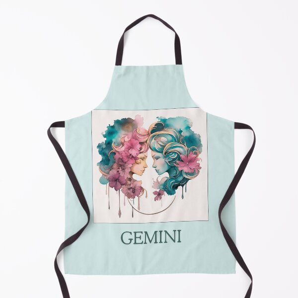 Item preview, Vintage Gemini zodiac- Horescope/SunSign Theme  on blue back ground designed and sold by CosmicNook1.