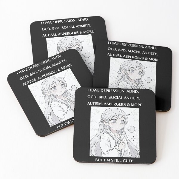 Item preview, Anime Girl Depression OCD ADHD Meds designed and sold by ConClaviConDio.