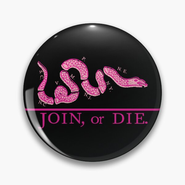 Item preview, Distressed 80s Pink Join or Die designed and sold by pelagio.