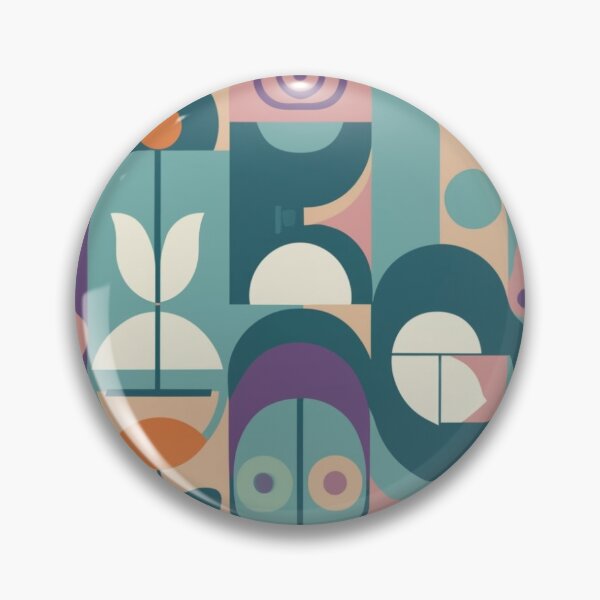 Item preview, Cool Summer / True Summer pattern, skin-tone matching, personal color analysis, PCA, mid century modern, retro, vintage designed and sold by look4seasons.