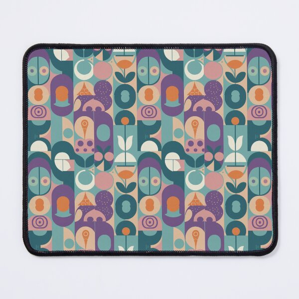 Item preview, Cool Summer / True Summer pattern, skin-tone matching, personal color analysis, PCA, mid century modern, retro, vintage designed and sold by look4seasons.