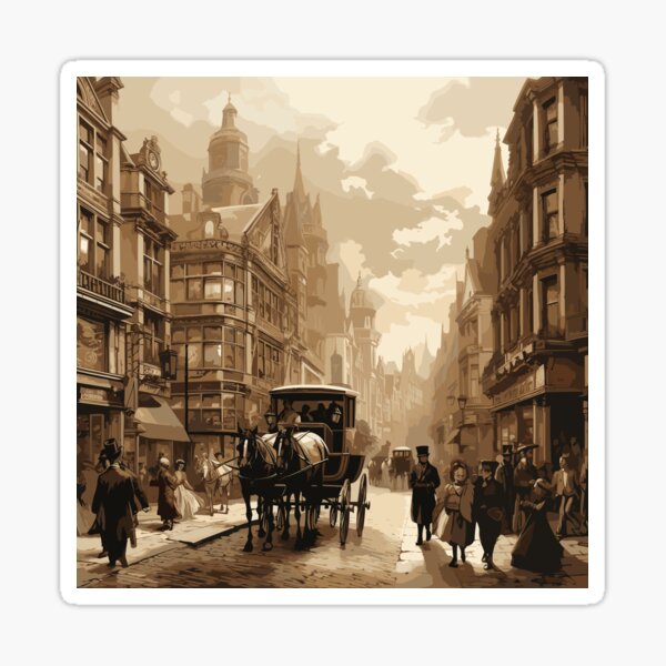 Item preview, "Victorian London - A Stroll Through History" designed and sold by Flo974.
