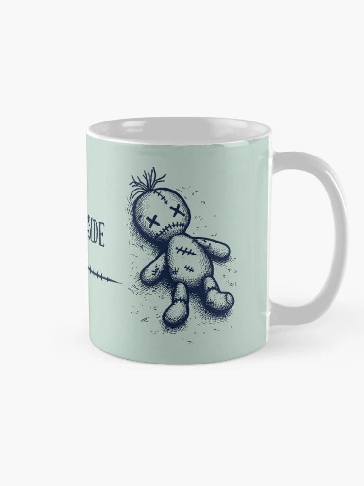 Thumbnail 3 of 6, Coffee Mug, Dead Inside Ragdoll designed and sold by RottenAppleShop.