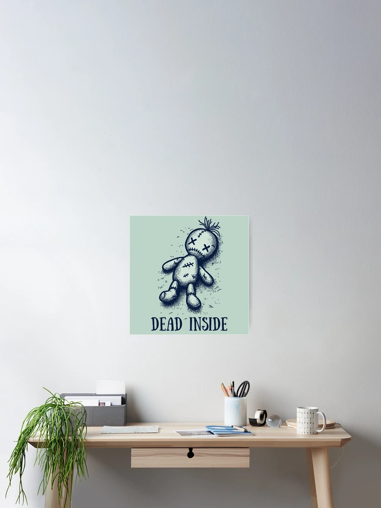 Thumbnail 2 of 3, Poster, Dead Inside Ragdoll designed and sold by RottenAppleShop.