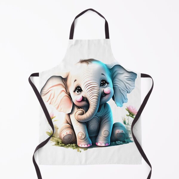 Item preview, CUTE LITTLE ELEPHANT WITH BIG BLACK EYES designed and sold by Sanny88.