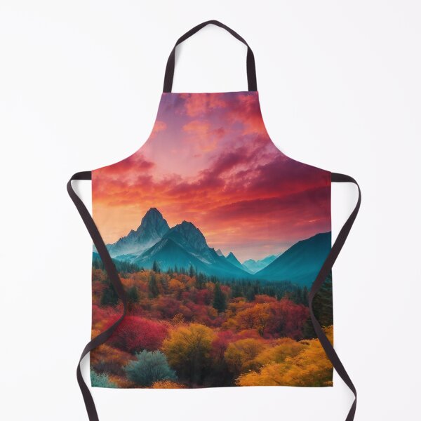 Item preview, Colorful Landscape of Mountains and Trees designed and sold by Evolvity.