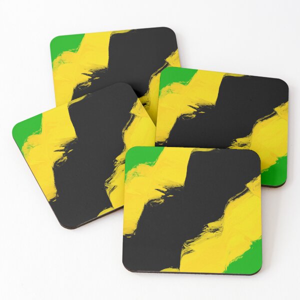 Item preview, Artsy striped Jamaican Colours  designed and sold by Art by Alayajay.