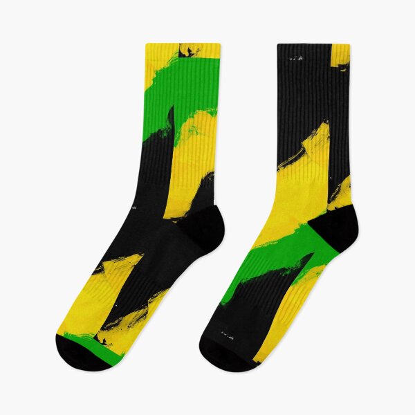 Item preview, Artsy striped Jamaican Colours  designed and sold by Art by Alayajay.