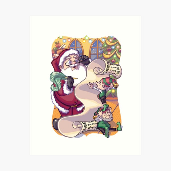 Item preview, Santa's List designed and sold by KayJoWoelk.