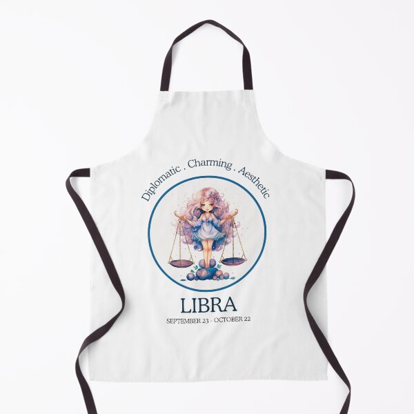 Item preview, Cute Libra zodiac- Horescope/SunSign Theme on white back ground designed and sold by CosmicNook1.