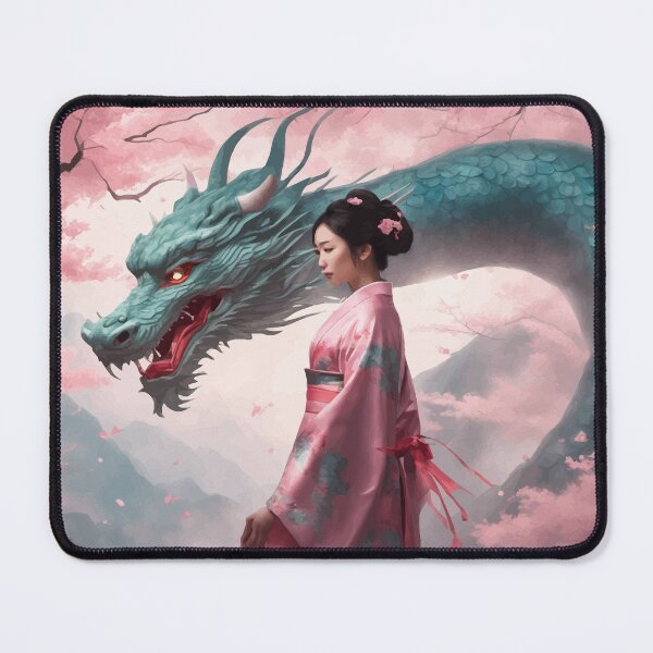 Item preview, Cherry Blossom dragon and witch designed and sold by themorrigan1.
