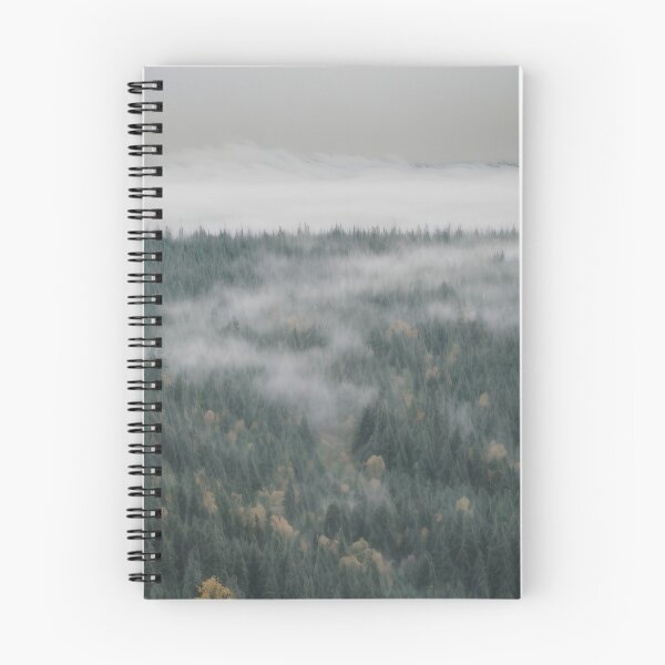 Item preview, Forest in the fog areal view designed and sold by Evolvity.