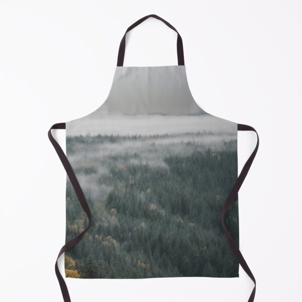 Item preview, Forest in the fog areal view designed and sold by Evolvity.