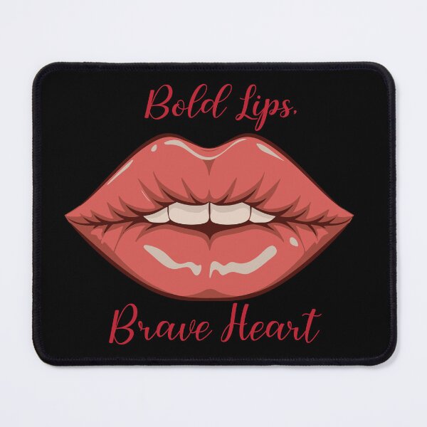 Item preview, Red Lips, Bold Lips, Brave Heart designed and sold by Pelastore.