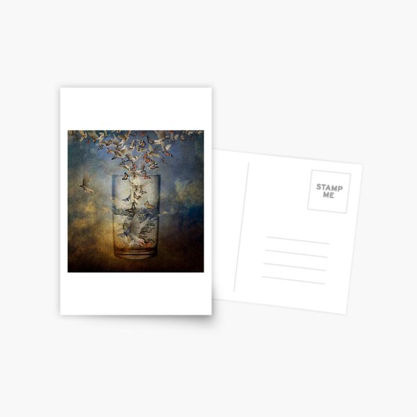 Always Half Full Postcard