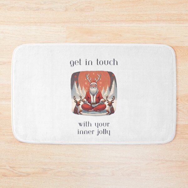 Item preview, Santa Yoga Zen Reindeer Meditation Holiday Christmas Xmas Gifts designed and sold by healthnuthols.
