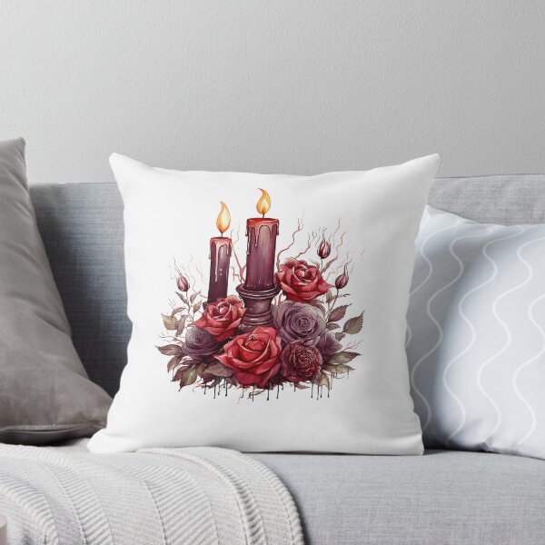 Item preview, Watercolor OxBlood Witch's Candle designed and sold by Mandayartstudio.
