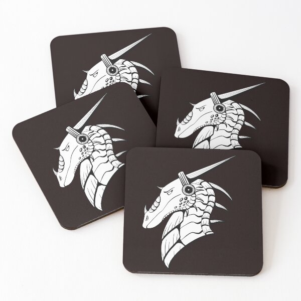 Item preview, Dragon with Headphones Monochrome designed and sold by GStouderArt.