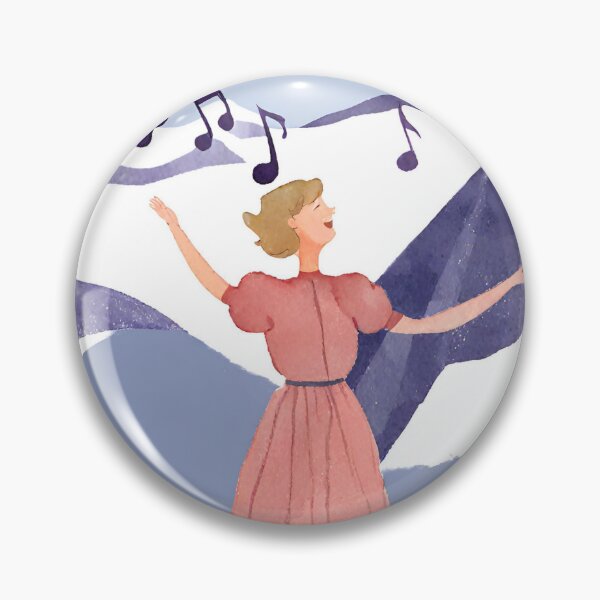 Item preview, Sound Of Music Inspired Woman Singing designed and sold by MelodiesMerch.