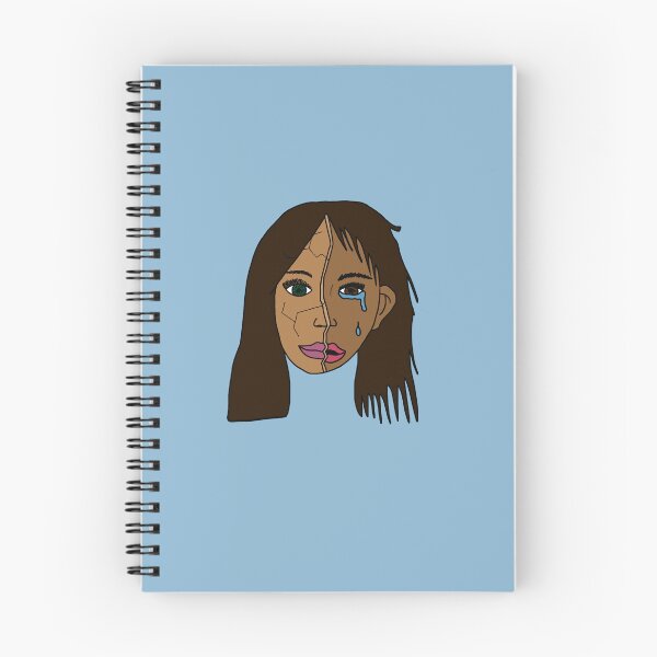 Item preview, Sad girl mask breaking  designed and sold by ChaiTooSugary.