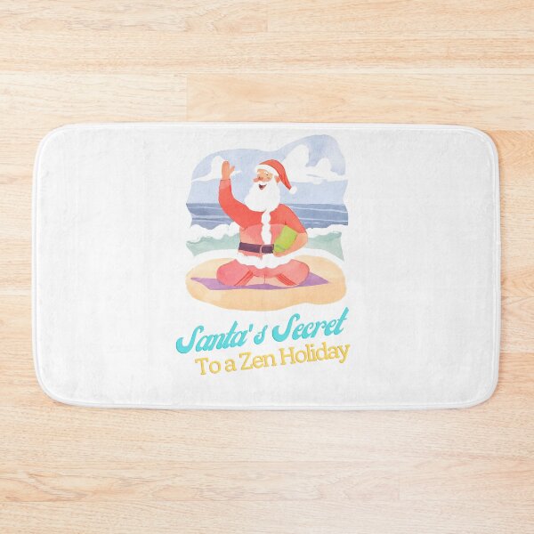 Item preview, Santa Yoga Zen Meditation Beach Holiday Christmas Xmas Gifts designed and sold by healthnuthols.